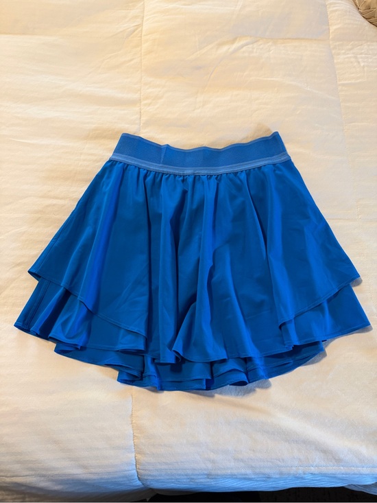lululemon athletica Dresses & Skirts - lululemon athletica Electric Blue Tiered golf tennis skirt with built in short